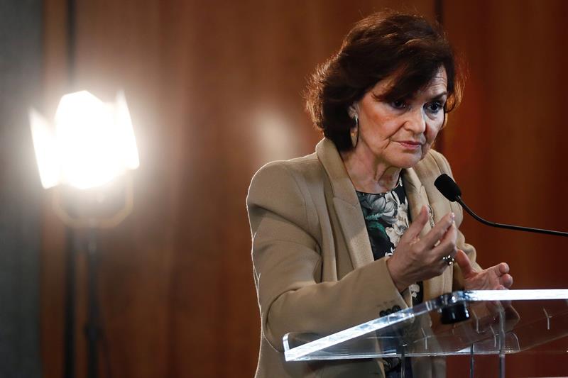 Calvo pide formar gobierno cuanto antes y no retrasar la negociación con ERC por la sentencia de Junqueras Calvo pide formar gobierno cuanto antes y no retrasar la negociación con ERC por la sentencia de Junqueras