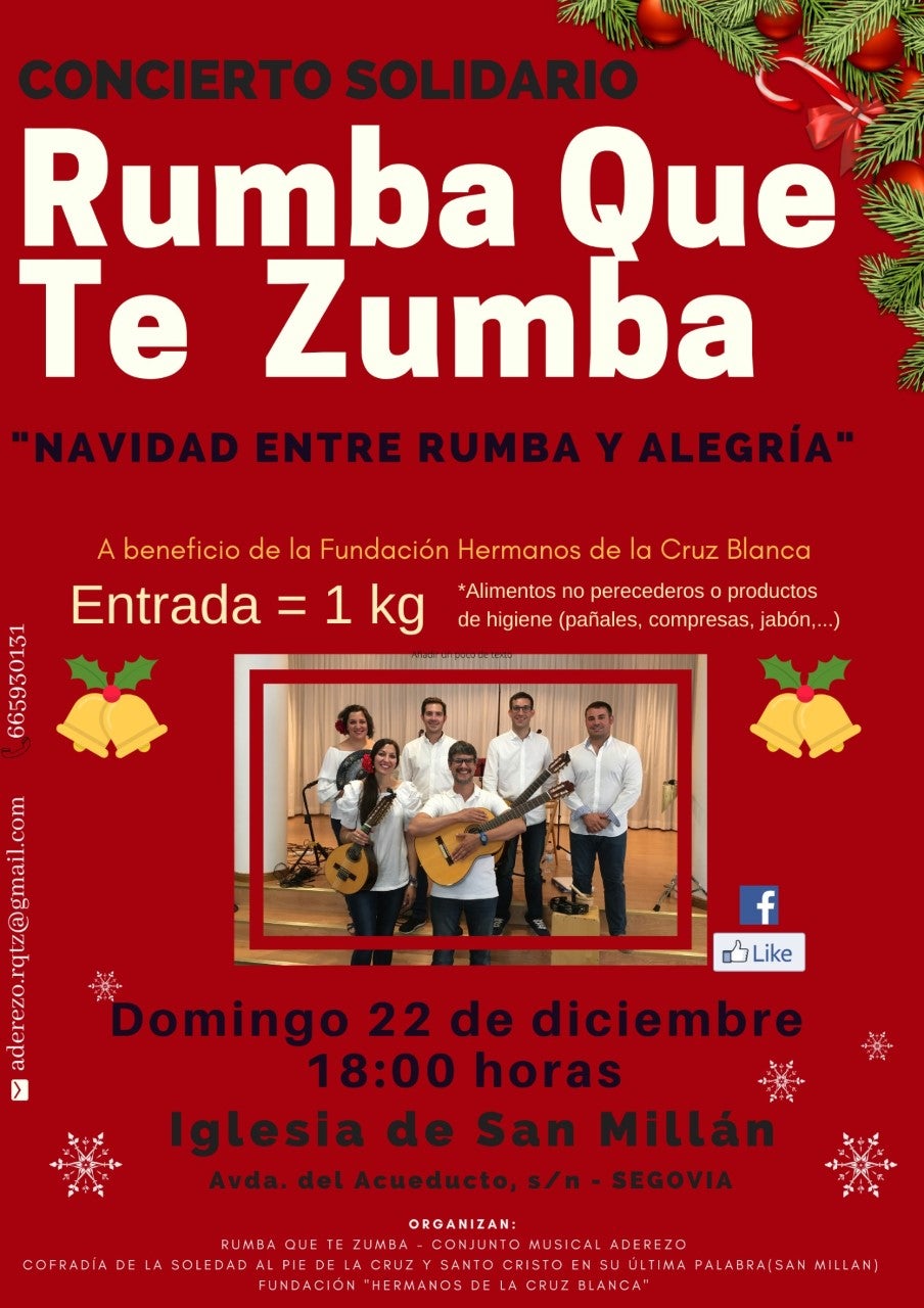 Concierto solidario navideño de la Cofradía del barrio de San Millán Concierto solidario navideño de la Cofradía del barrio de San Millán