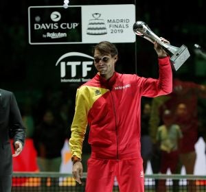 Rafa Nadal, en la Copa Davis Rafa Nadal, en la Copa Davis