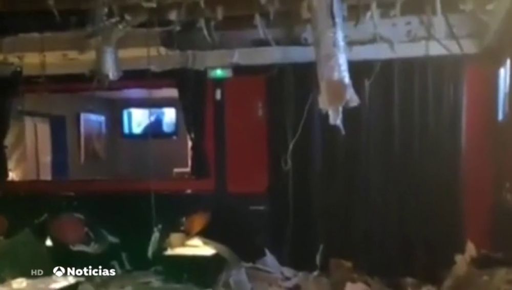 El techo de una sala de copas de Aranjuez se derrumba y deja 16 heridos leves