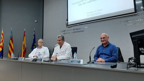Francis Mojica en el Hospital General Universitario de Elche.
