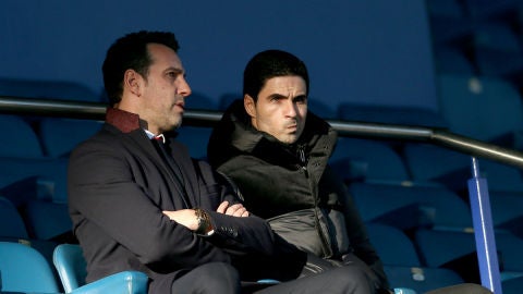 Mikel Arteta, en Goodison Park