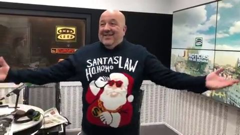 Juan Diego Guerrero cumple su sue&ntilde;o: tener un jersey navide&ntilde;o
