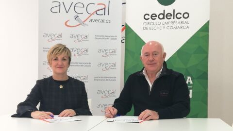 Mari&aacute;n Cano (Avecal) y Joaqu&iacute;n P&eacute;rez (Cedelco).