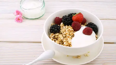 Yogurt con cereales Yogurt con cereales