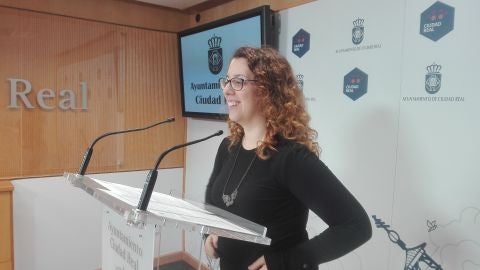 Sara Martinez, portavoz del equipo de Gobierno del Ayuntamiento de Ciudad Real