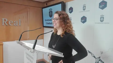 Sara Martinez, portavoz del equipo de Gobierno del Ayuntamiento de Ciudad Real Sara Martinez, portavoz del equipo de Gobierno del Ayuntamiento de Ciudad Real