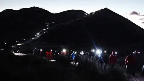 Bajada de las Antorchas de Elda. Bajada de las Antorchas de Elda.