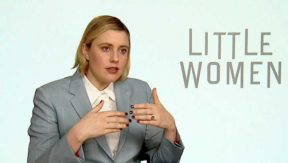 La directora Greta Gerwig, durante la entrevista con Kinótico sobre su película 'Mujercitas'