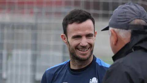 Manu Herrera, portero del Atlético Baleares Atlético Baleares