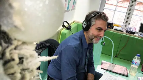 Carlos Alsina en el Hospital Niño Jesús de Madrid Carlos Alsina en el Hospital Niño Jesús de Madrid