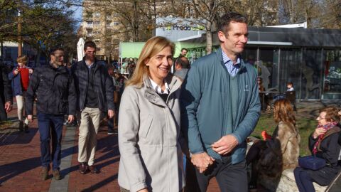 Imagen de archivo de I&ntilde;aki Urdangarin y la infanta Cristina