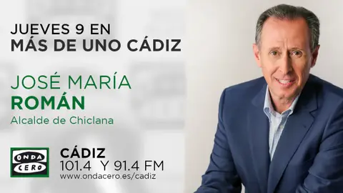 Más de Uno Cádiz 9/1/2020 Hoy hablamos con el alcalde de Chiclana José María Román.