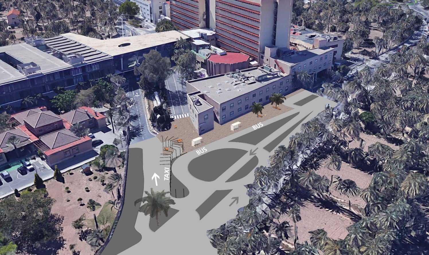 El Ayuntamiento de Elche impulsa un intercambiador de transporte público junto al Hospital General Universitario El Ayuntamiento de Elche impulsa un intercambiador de transporte público junto al Hospital General Universitario