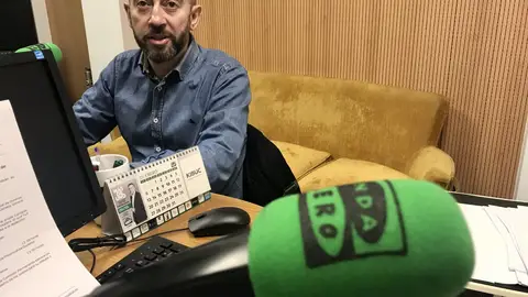 Pepe Araujo nos estudios de Onda Cero Ourense Pepe Araujo nos estudios de Onda Cero Ourense