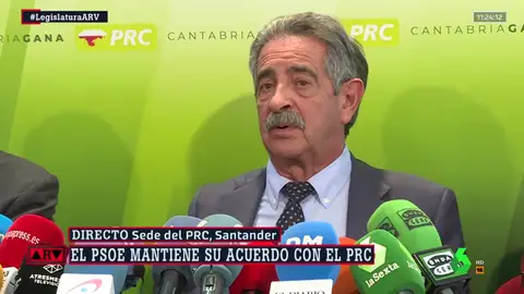 Revilla niega presiones del Santander para cambiar el voto del PRC: "El que ha cambiado es Sánchez" Revilla niega presiones del Santander para cambiar el voto del PRC: "El que ha cambiado es Sánchez"