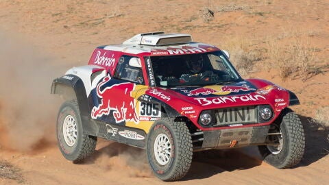 Carlos Sainz, en el Mini