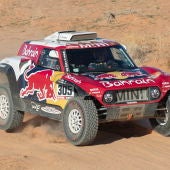 Carlos Sainz, en el Mini