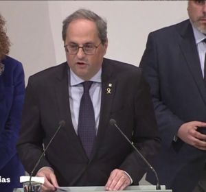 REEMPLAZO Quim Torra: "Sigo siendo diputado y presidente de Cataluña" REEMPLAZO Quim Torra: "Sigo siendo diputado y presidente de Cataluña"