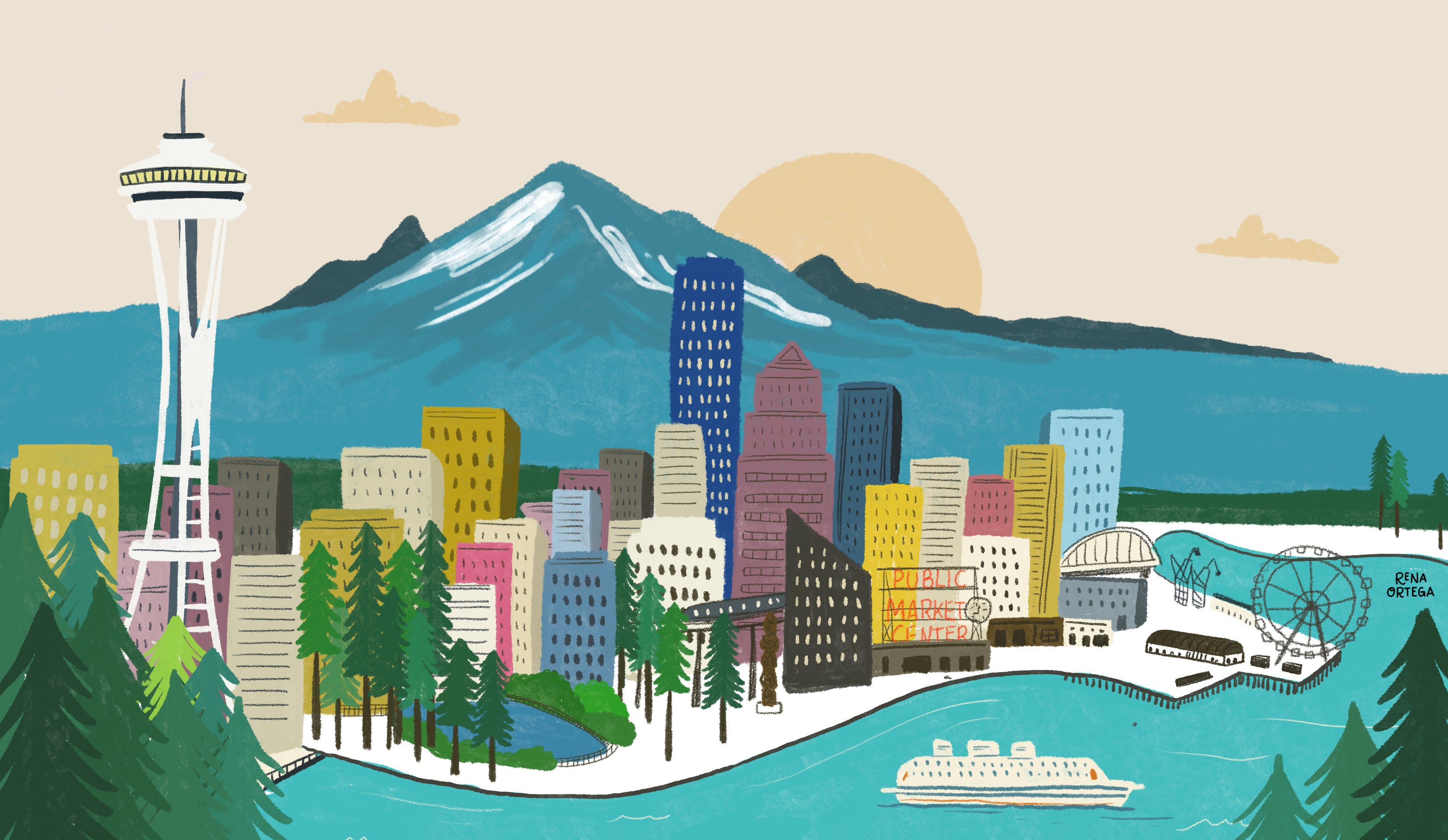 Moderna y cosmopolita, así vemos Seattle desde Pontevedra Moderna y cosmopolita, así vemos Seattle desde Pontevedra