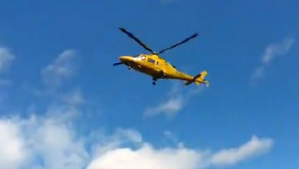 Helicóptero medicalizado del 112 en Alicante.