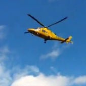 Helicóptero medicalizado del 112 en Alicante.