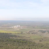 Vista de las afueras de Cáceres Vista de las afueras de Cáceres