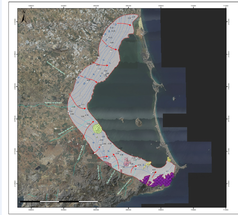 La descarga subterránea del acuífero del Campo de Cartagena al Mar Menor es cinco veces inferior a lo que se creía La descarga subterránea del acuífero del Campo de Cartagena al Mar Menor es cinco veces inferior a lo que se creía