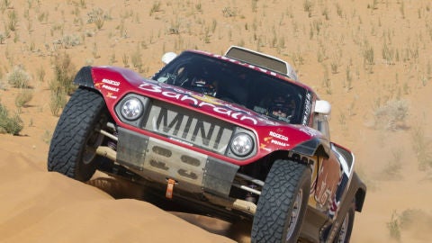 Carlos Sainz, con el MINI