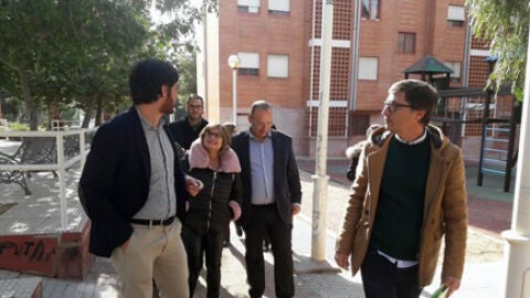 Visita del conseller de Vivienda Santa Pola. 