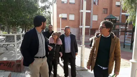 Visita del conseller de Vivienda Santa Pola. Visita del conseller de Vivienda Santa Pola.