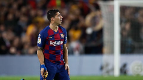 Luis Su&aacute;rez, durante un partido