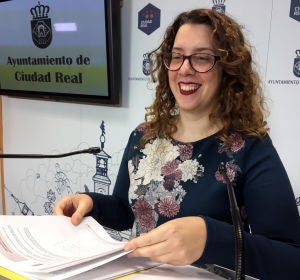 Sara Martínez, portavoz del equipo de Gobierno del Ayuntamiento de Ciudad Real Sara Martínez, portavoz del equipo de Gobierno del Ayuntamiento de Ciudad Real