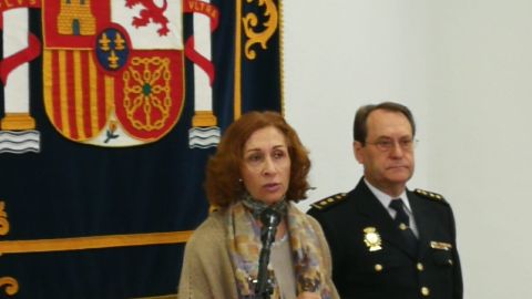 Herreros y M&eacute;ndez, durante la rueda de prensa