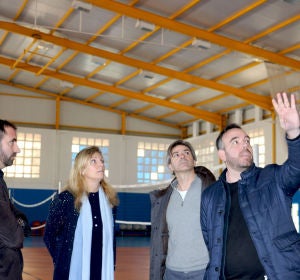 Recepción de las obras del Pabellón Pablo Herrera. Recepción de las obras del Pabellón Pablo Herrera.