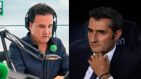 José Ramón de la Morena y Ernesto Valverde José Ramón de la Morena y Ernesto Valverde