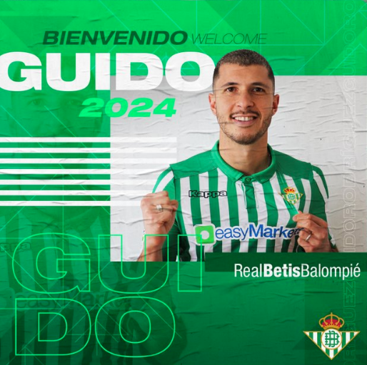 El Betis ficha a Guido Rodríguez, procedente del América de México El Betis ficha a Guido Rodríguez, procedente del América de México