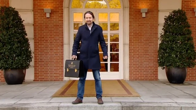 Pablo Iglesias llega al Consejo de Ministros Pablo Iglesias llega al Consejo de Ministros