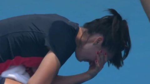 Contaminaci&oacute;n en el Open de Australia.