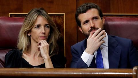 Cayetana &Aacute;lvarez de Toledo y Pablo Casado