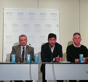Víctor Sánchez del Amo en la rueda de prensa tras su salida del Málaga CF Víctor Sánchez del Amo en la rueda de prensa tras su salida del Málaga CF