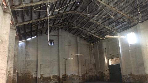 Estado actual del interior de las naves