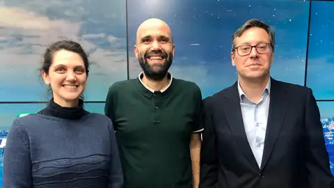 Pilar Sánchez Acera, David del Cura y Alfonso Serrano Cara a Cara entre los Portavoces del Grupo Popular y del Grupo Socialista en la Asamblea de Madrid