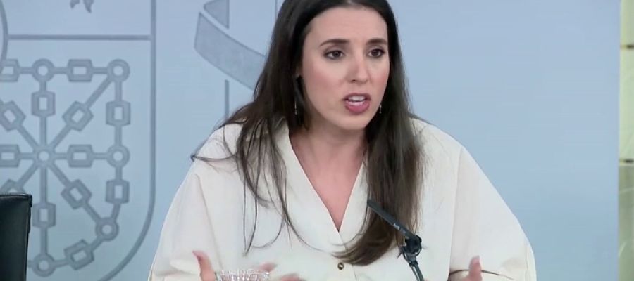 Irene Montero en el Consejo de Ministros Irene Montero en el Consejo de Ministros