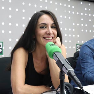 Isabel Vázquez en los estudios de Onda Cero
