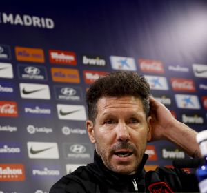 Simeone, en rueda de prensa Simeone, en rueda de prensa