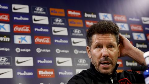 Simeone, en rueda de prensa