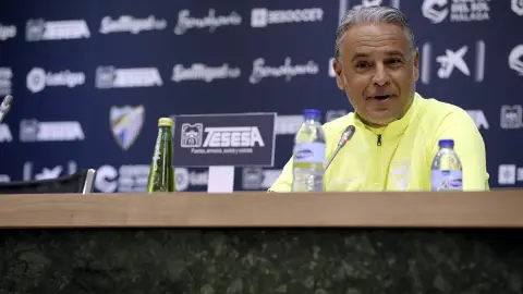 Sergio Pellicer, entrenador del Málaga Sergio Pellicer, entrenador del Málaga