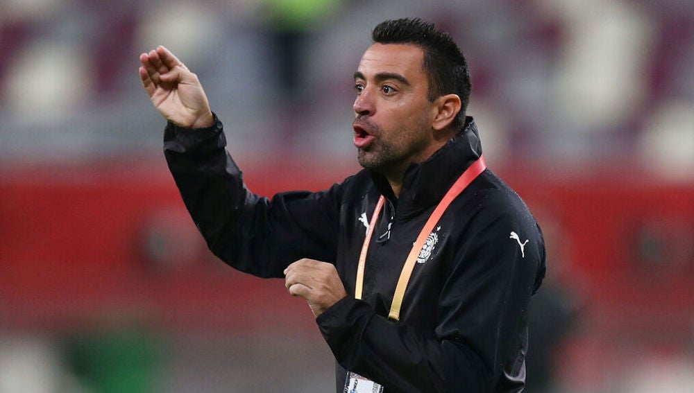 El entrenador del Al Saad, Xavi Hernández. 
