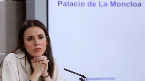 La ministra de Igualdad, Irene Montero